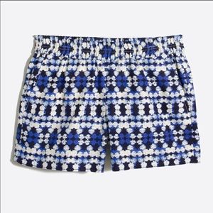 JCrew Factory Printed Boardwalk Pull On Shorts
